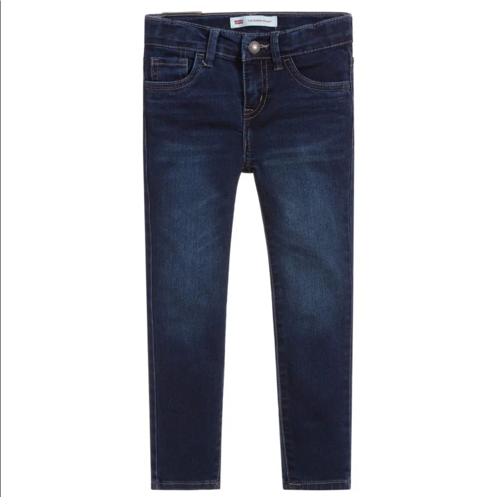Levi's Blue 710 Super Skinny Jeans size 3 y